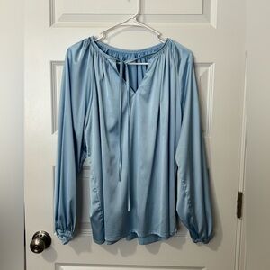 Elegant Blue Women's Top